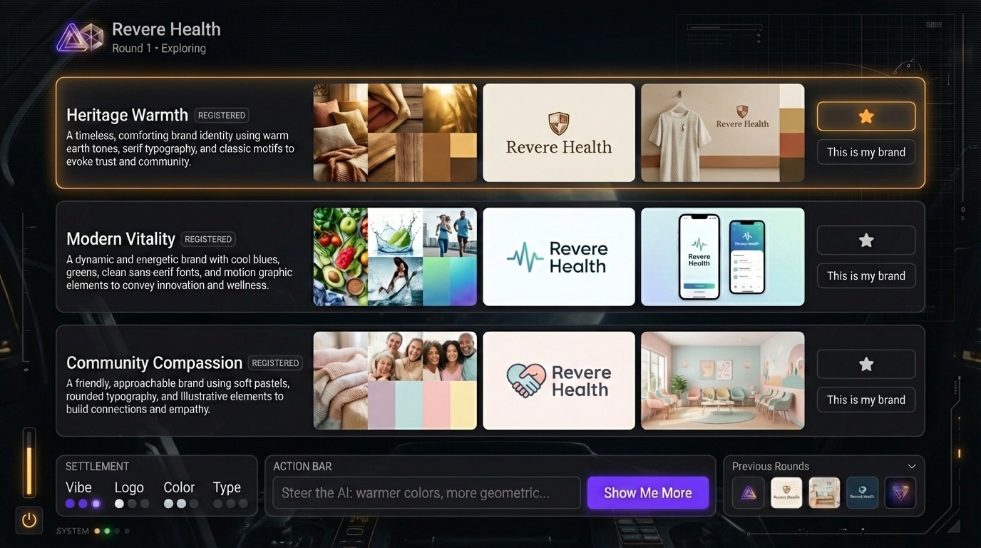 The design target — Brand Studio's Explore page